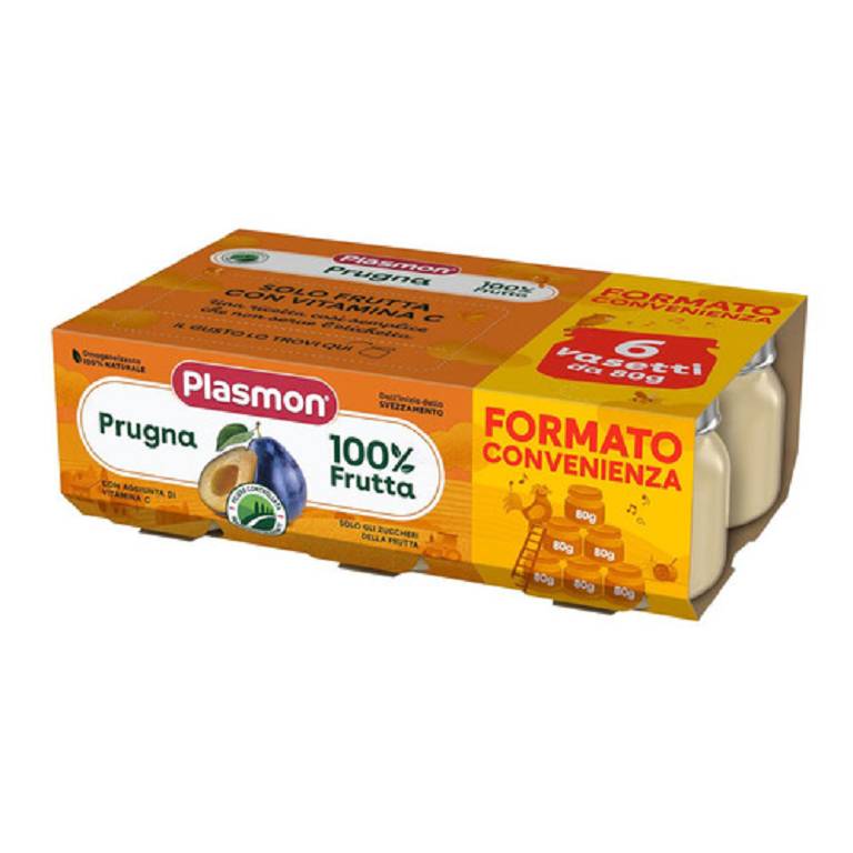 PLASMON OMOG PRUGNA 6X80G